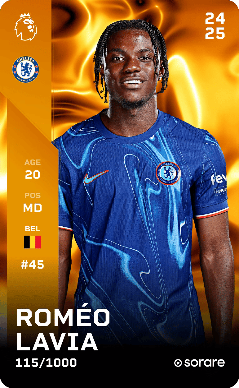 Roméo Lavia 2024-25 • Limited 115/1000