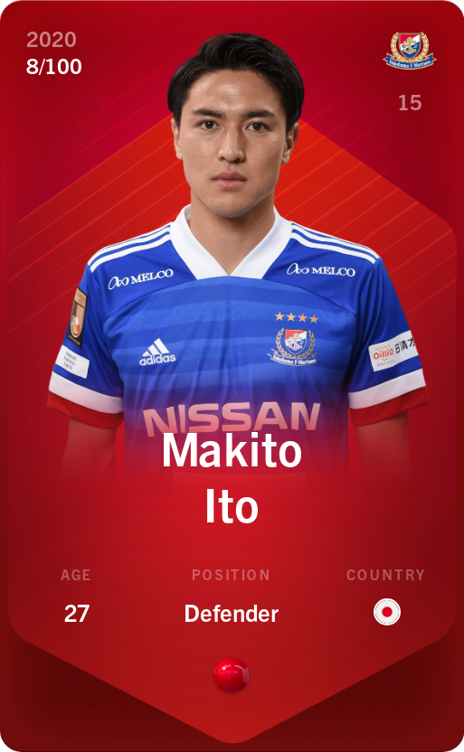 Sorare - Sorare Official - Makito Ito 2020-21 • Rare 8/100 - NFT # 9711481827421333253668990087597501543294786381172864427280161608922336756838
