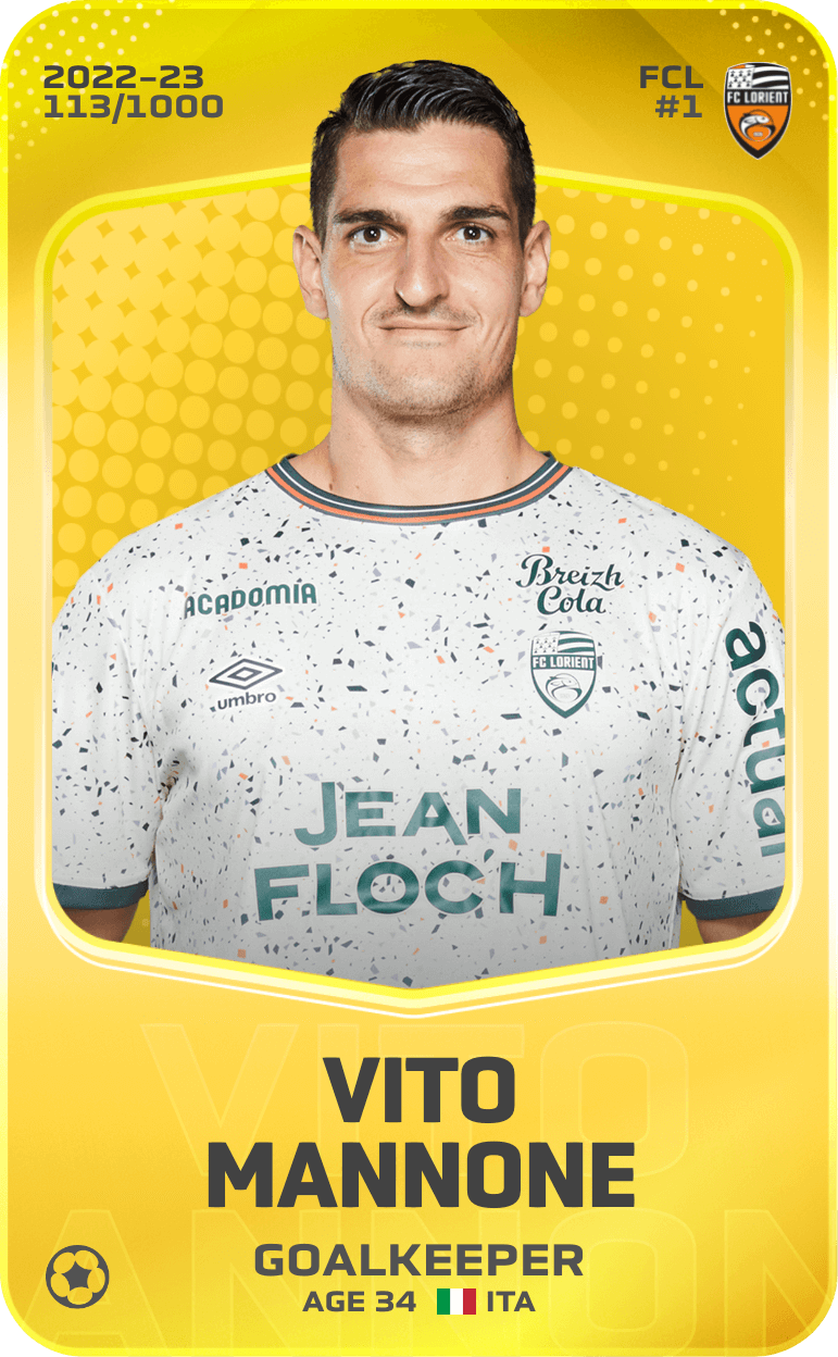 Vito Mannone 2022-23 • Limited 113/1000