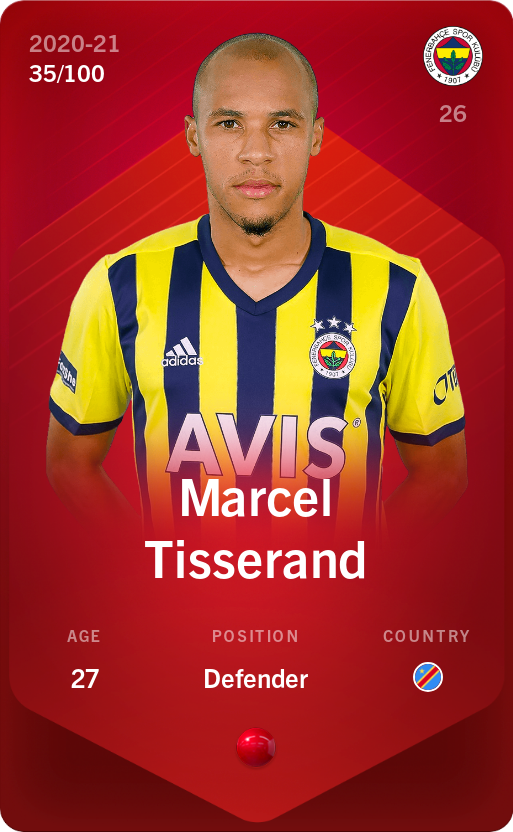 Sorare - Sorare Official - Marcel Tisserand 2020-21 • Rare 35/100 - NFT # 88911558852101712099832945834085748098583729203326471413700264252344790818797