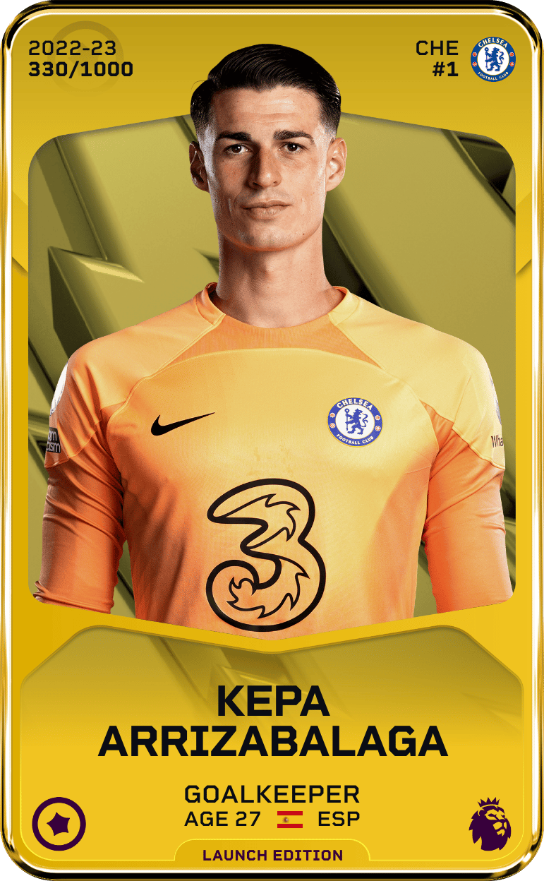Kepa Arrizabalaga 2022-23 • Limited 330/1000