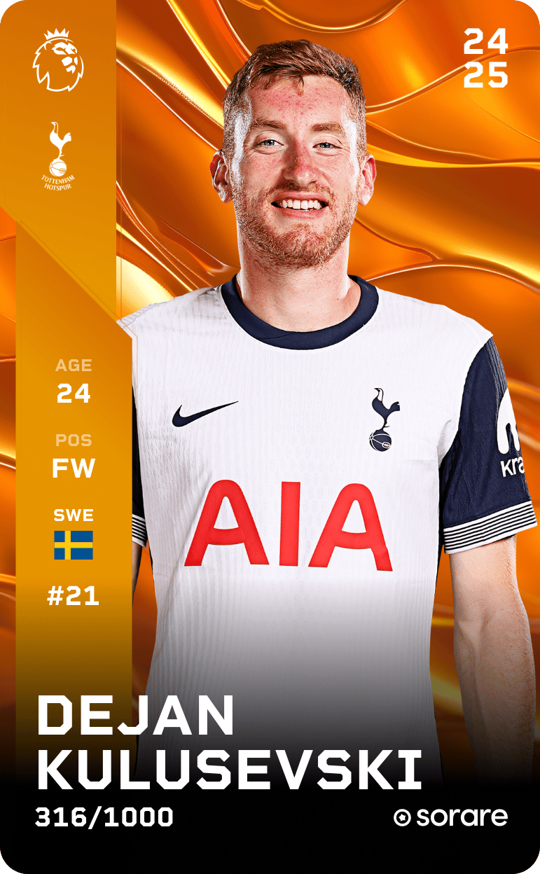 Dejan Kulusevski 2024-25 • Limited 316/1000