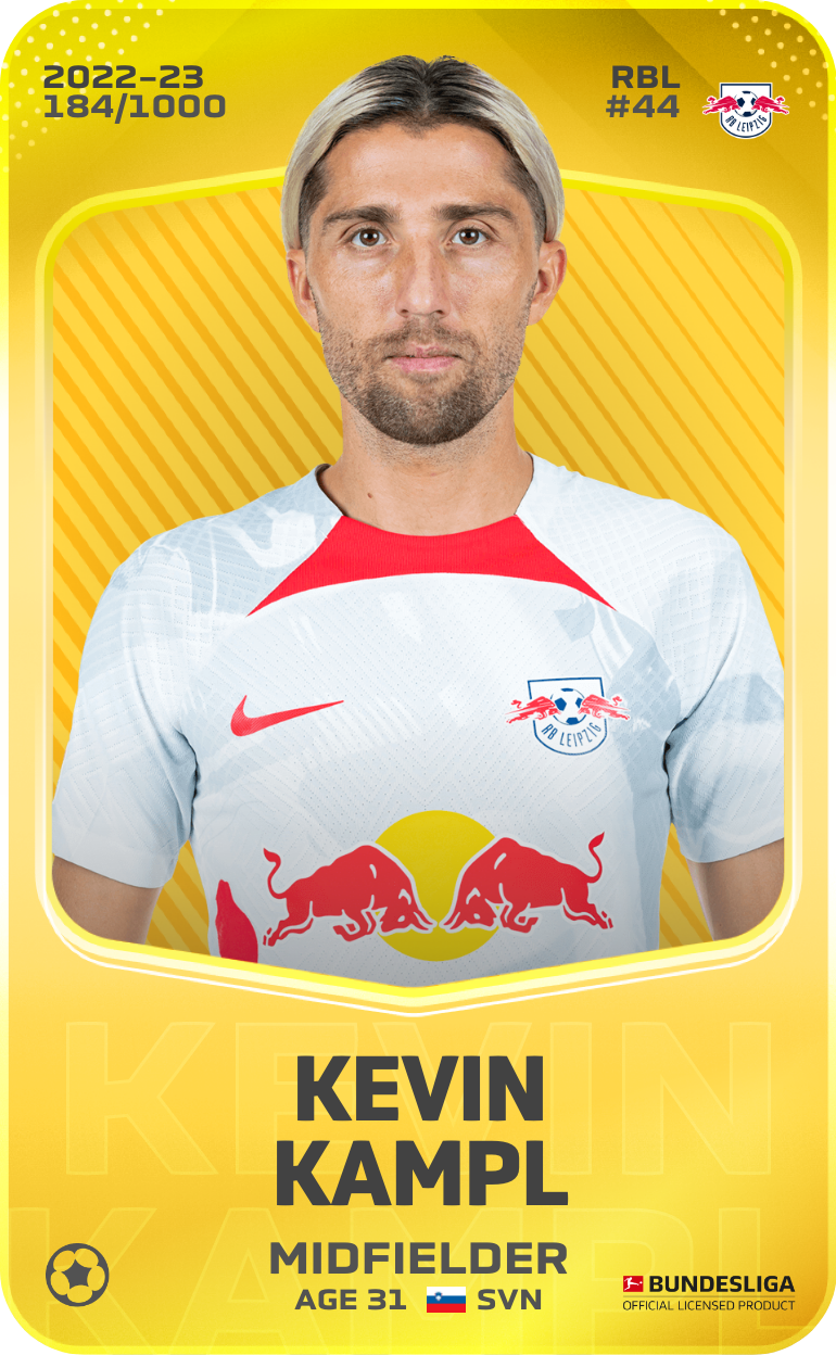 Sorare - Sorare Official - Kevin Kampl 2022-23 • Limited 184/1000 - NFT # 109417388789321102295847995523551035147140949467760646971485240685319671082254