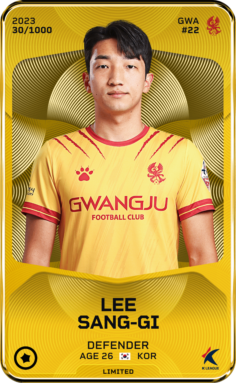 Lee Sang-Gi 2023-24 • Limited 30/1000