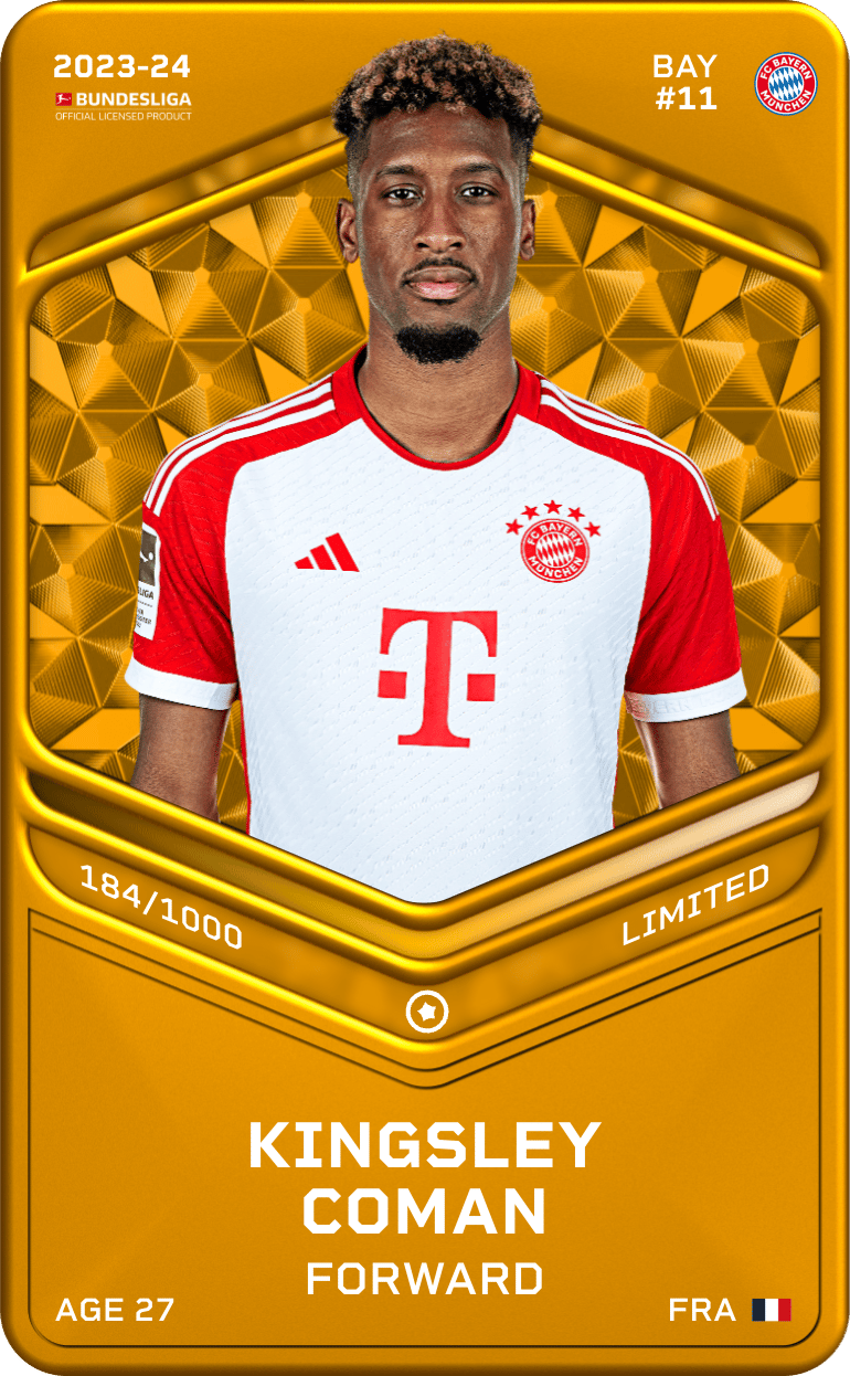 Kingsley Coman 2023-24 • Limited 184/1000