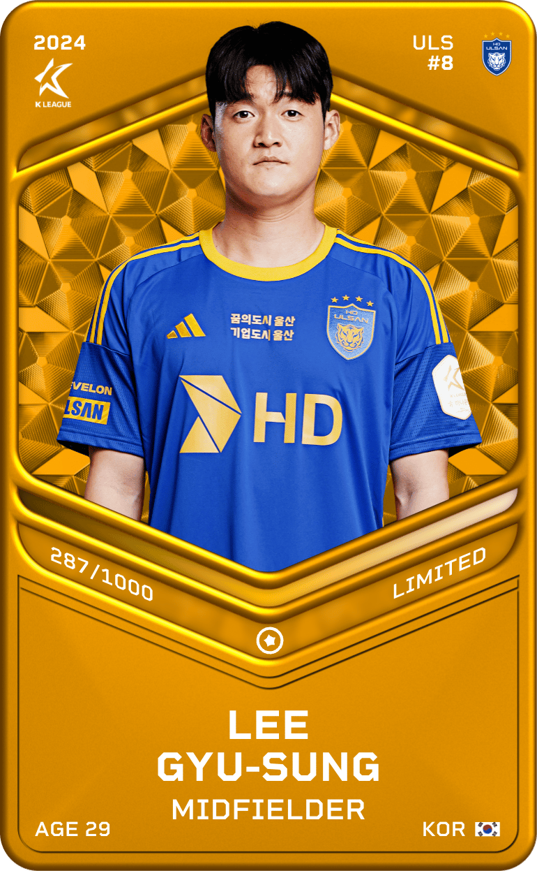 Lee Gyu-Sung 2024-25 • Limited 287/1000