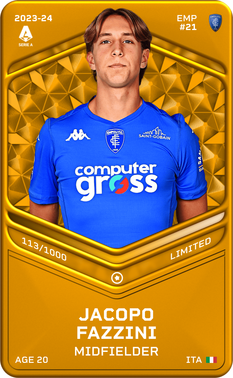 Jacopo Fazzini 2023-24 • Limited 113/1000