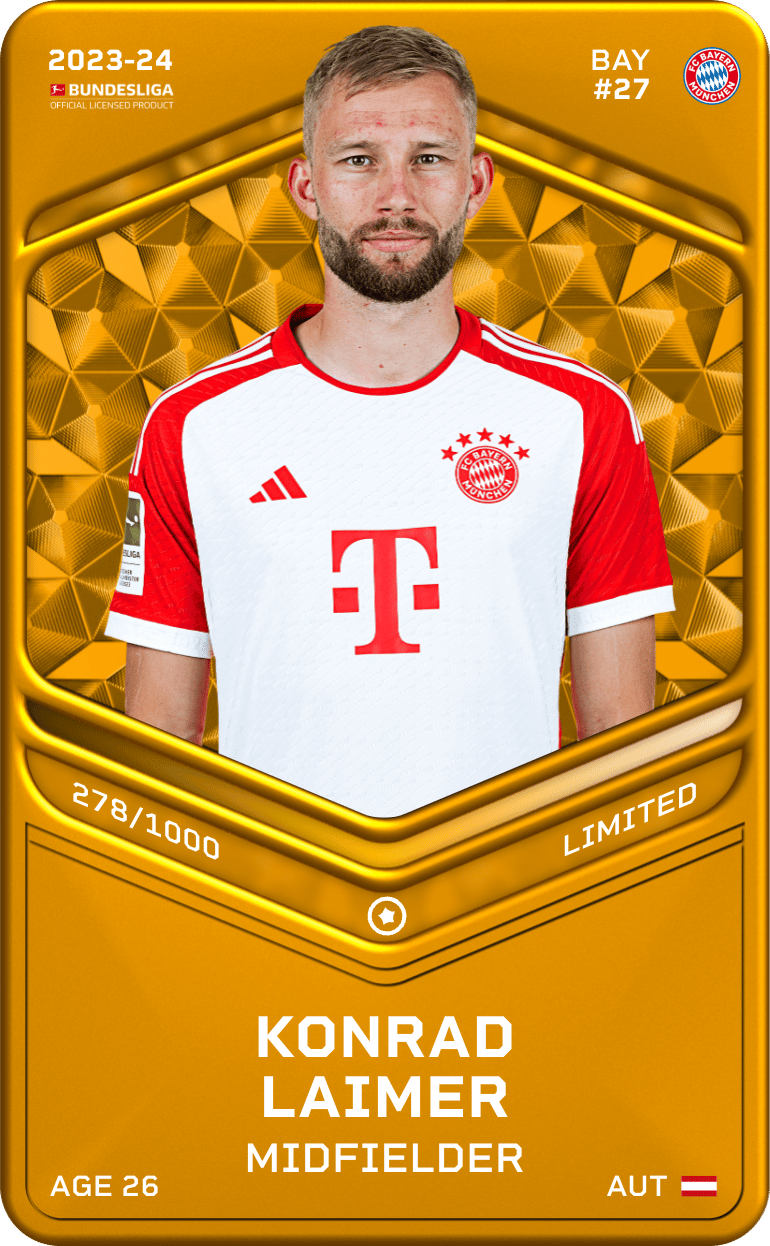 Konrad Laimer 2023-24 • Limited 278/1000