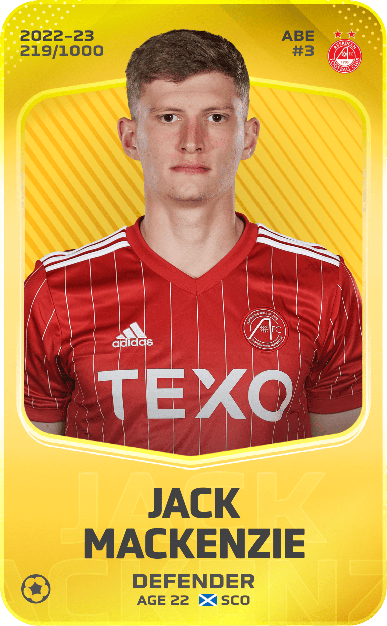 Jack MacKenzie 2022-23 • Limited 219/1000