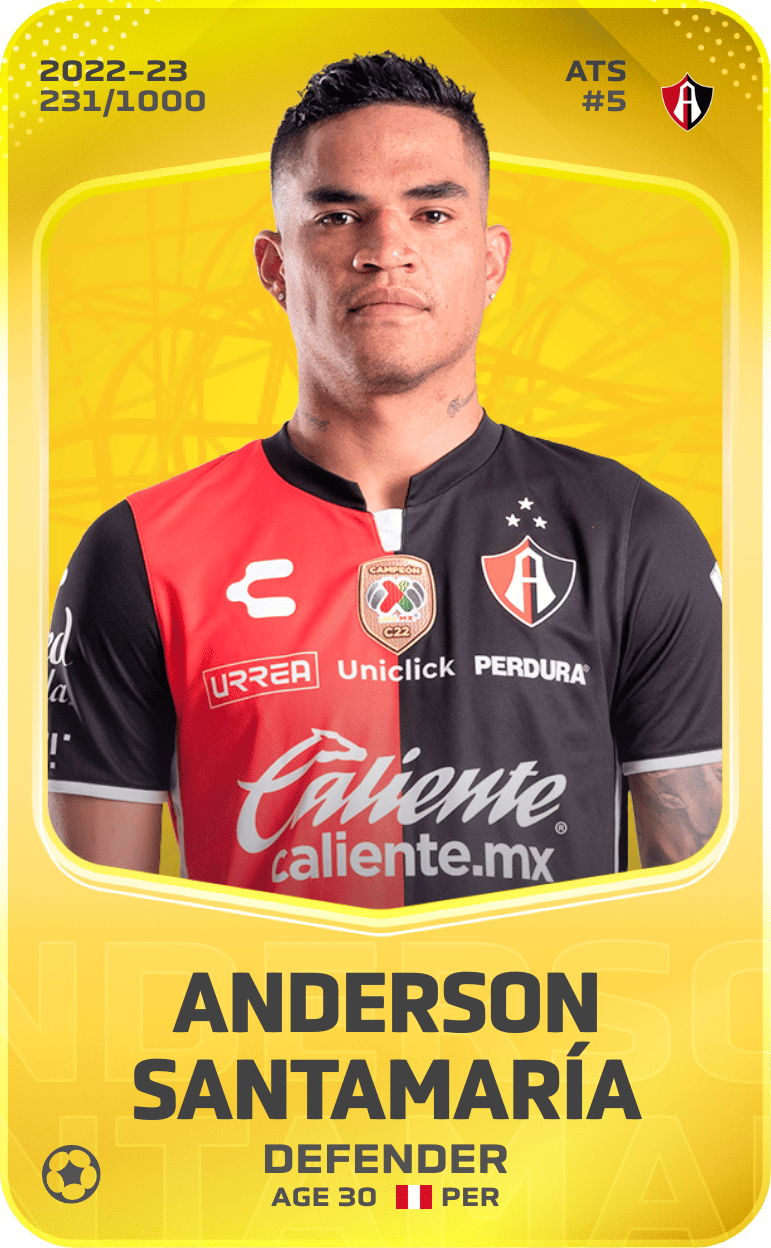 Anderson Santamaría 2022-23 • Limited 231/1000