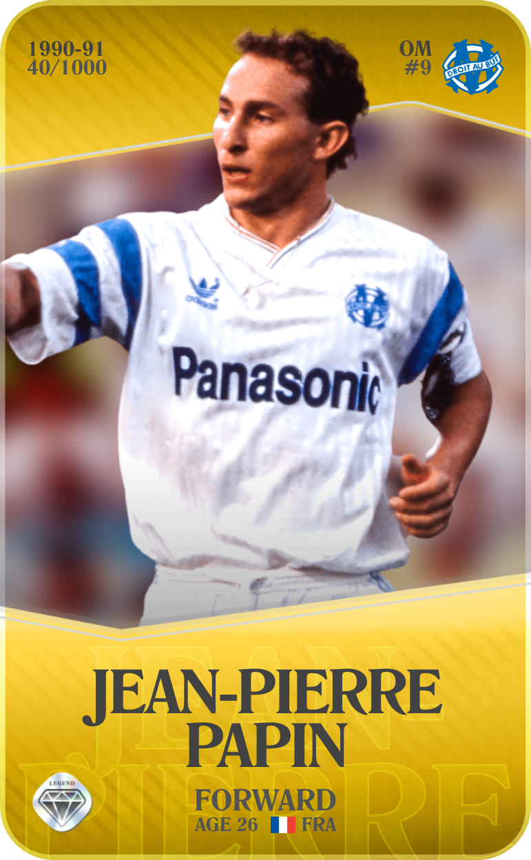 Jean-Pierre Papin 1990-91 • Limited 40/1000