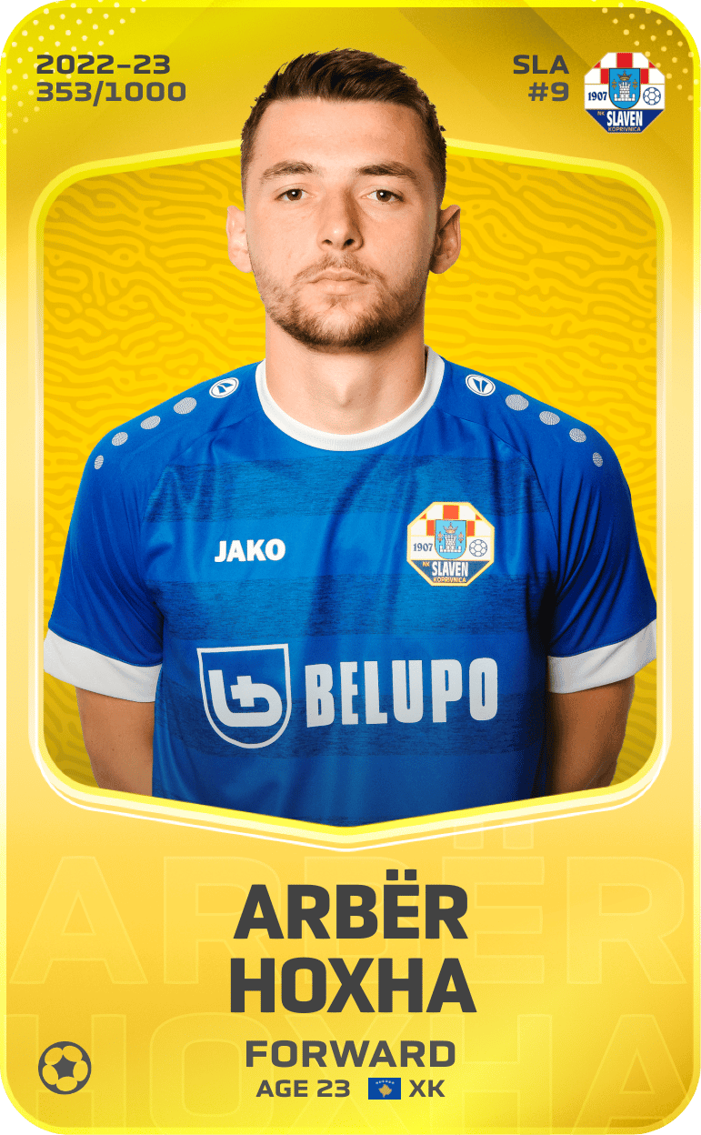 Arbër Hoxha 2022-23 • Limited 353/1000