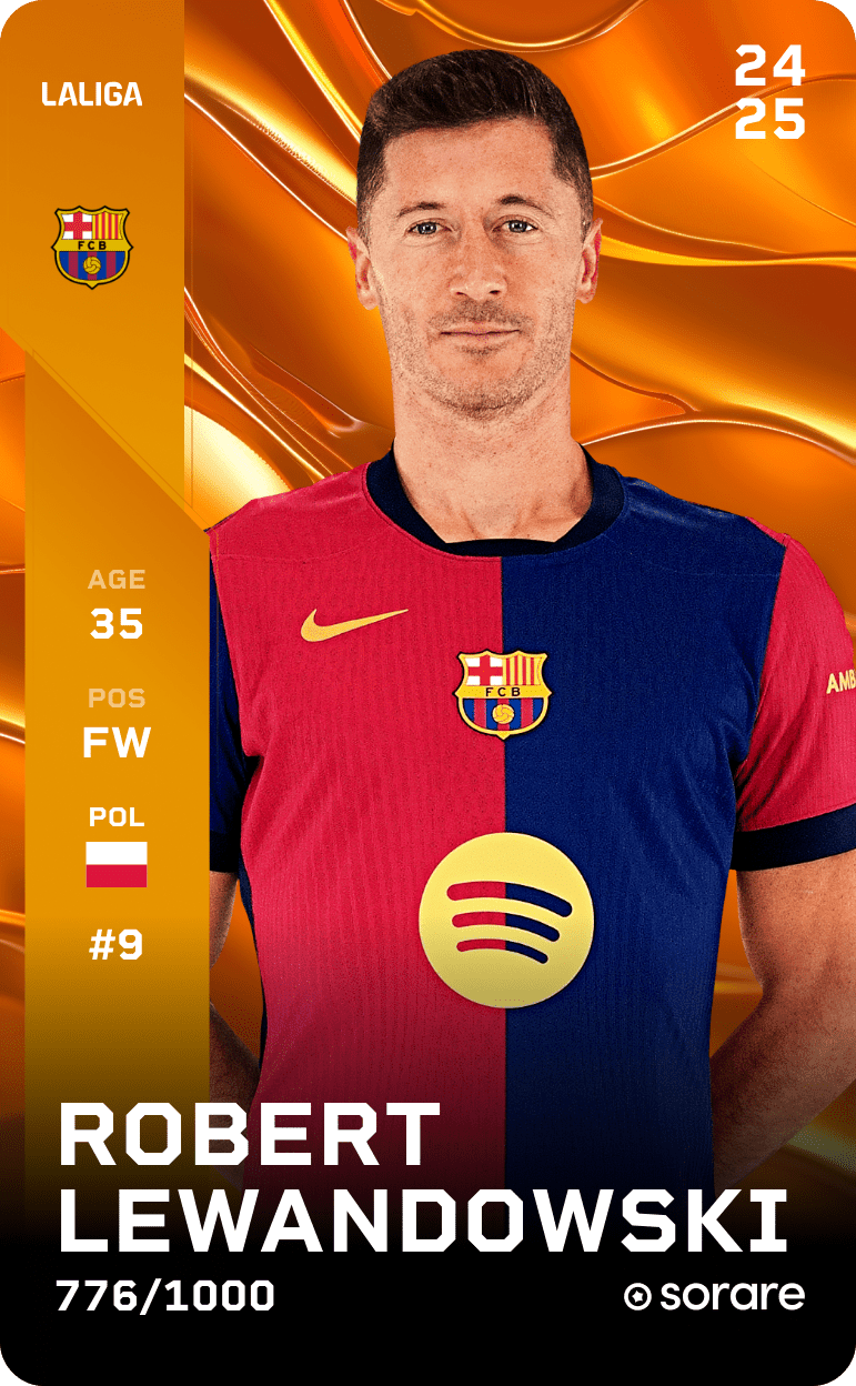 Robert Lewandowski 2024-25 • Limited 776/1000