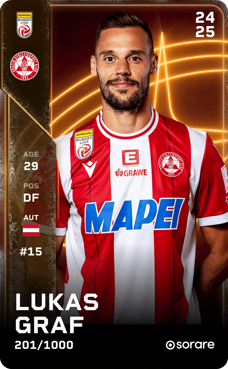 Lukas Graf 2024-25 • Limited 201/1000