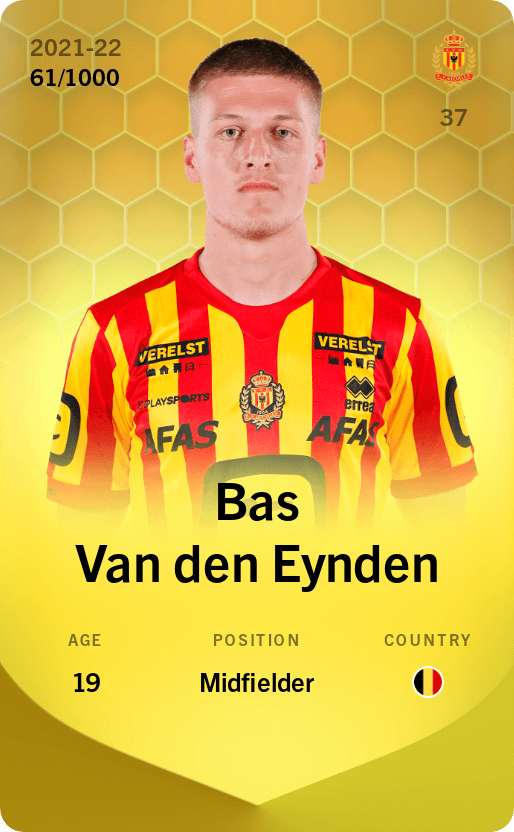 Bas Van den Eynden 2021-22 • Limited 61/1000