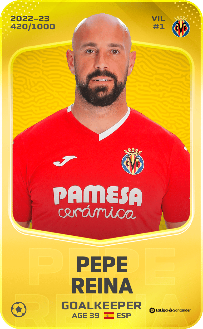 Pepe Reina 2022-23 • Limited 420/1000