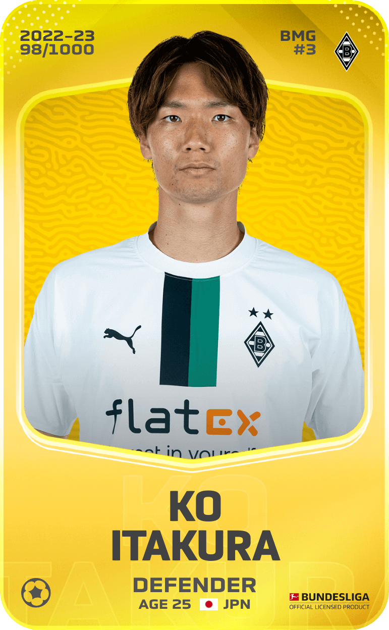 Ko Itakura 2022-23 • Limited 98/1000