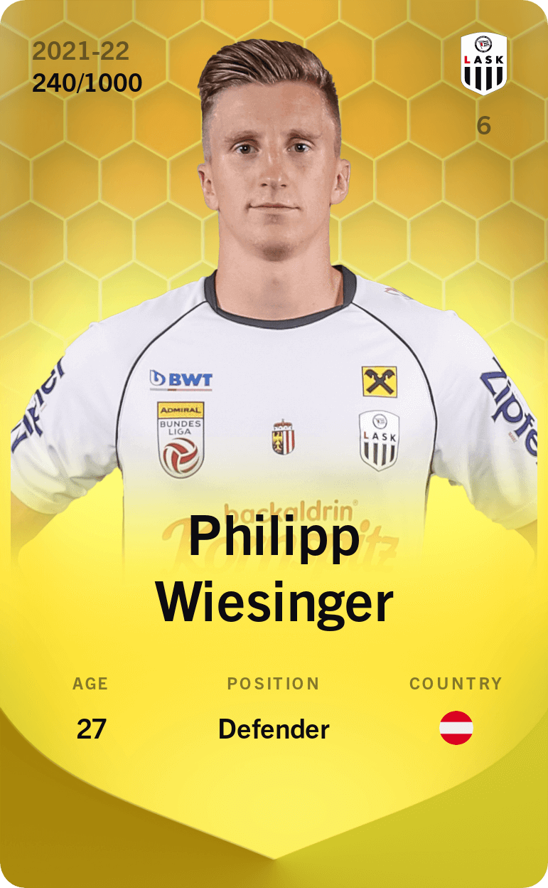 Philipp Wiesinger 2021-22 • Limited 240/1000