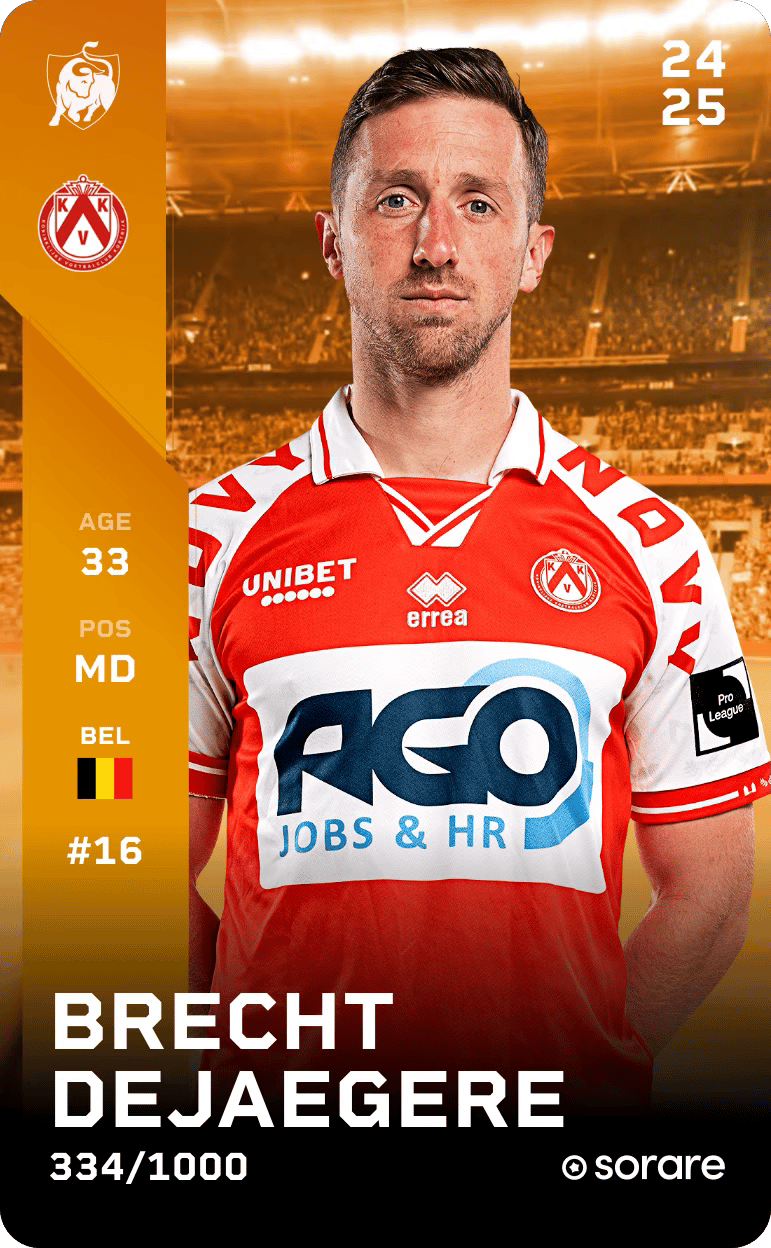 Brecht Dejaegere 2024-25 • Limited 334/1000