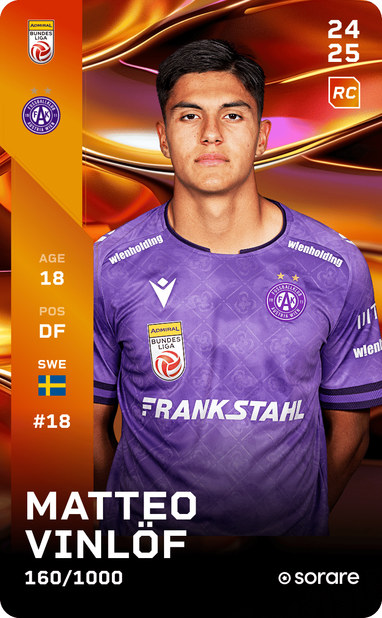 Matteo Vinlöf 2024-25 • Limited 160/1000