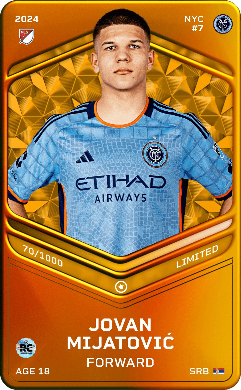 Jovan Mijatović 2024-25 • Limited 70/1000