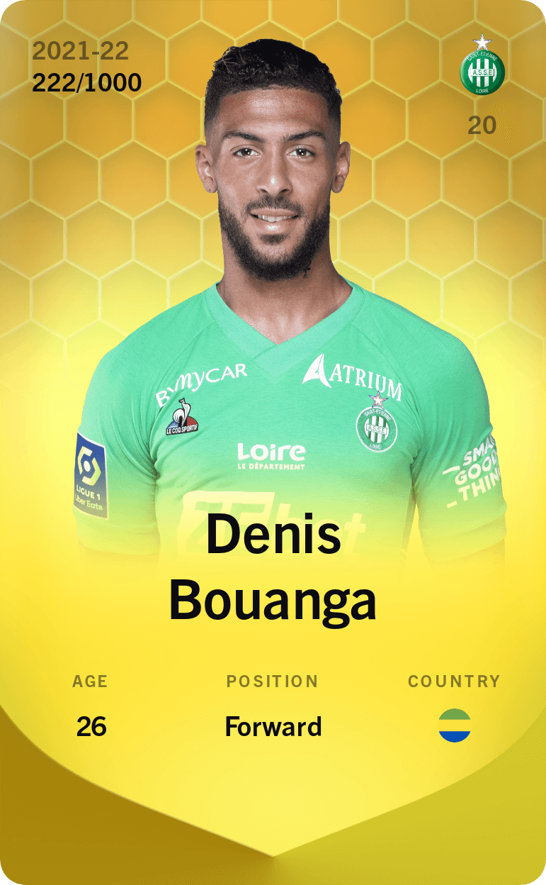 Denis Bouanga 2021-22 • Limited 222/1000