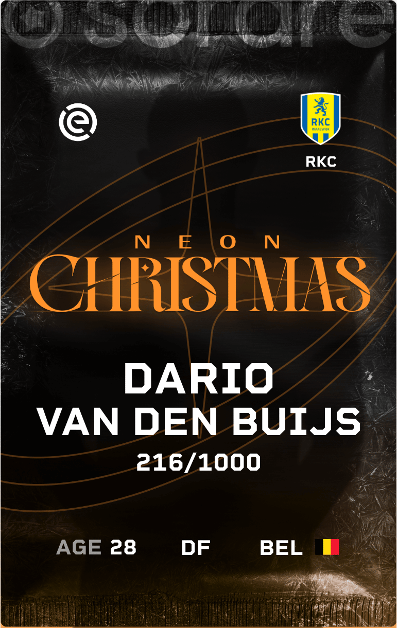 Dario Van den Buijs 2024-25 • Limited 216/1000