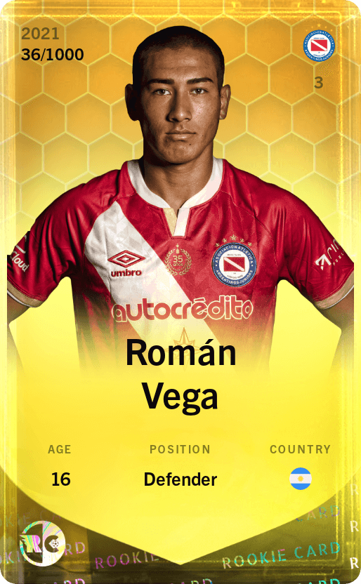 Román Vega 2021-22 • Limited 36/1000