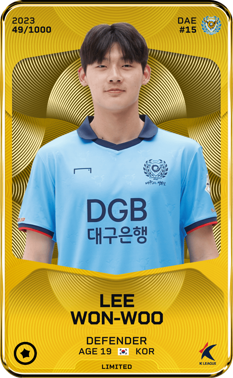 Lee Won-Woo 2023-24 • Limited 49/1000
