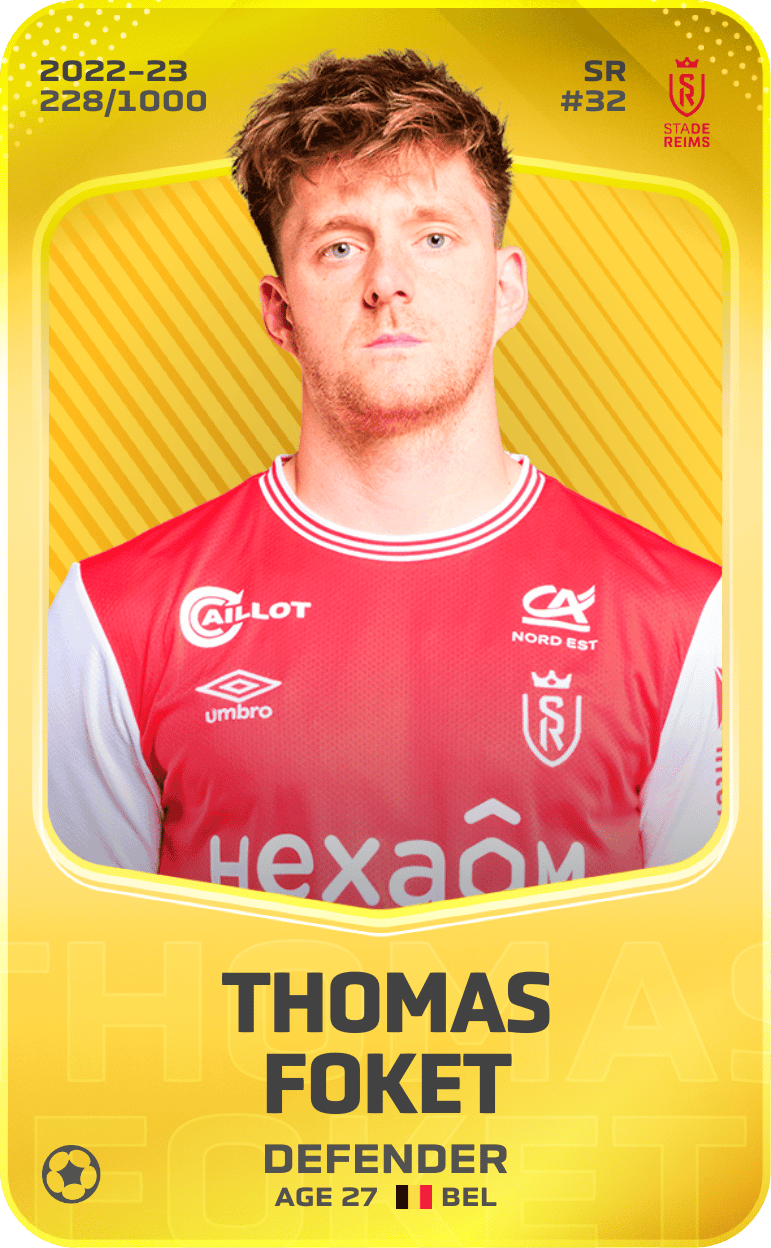Thomas Foket 2022-23 • Limited 228/1000