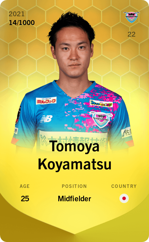 Tomoya Koyamatsu 2021-22 • Limited 14/1000