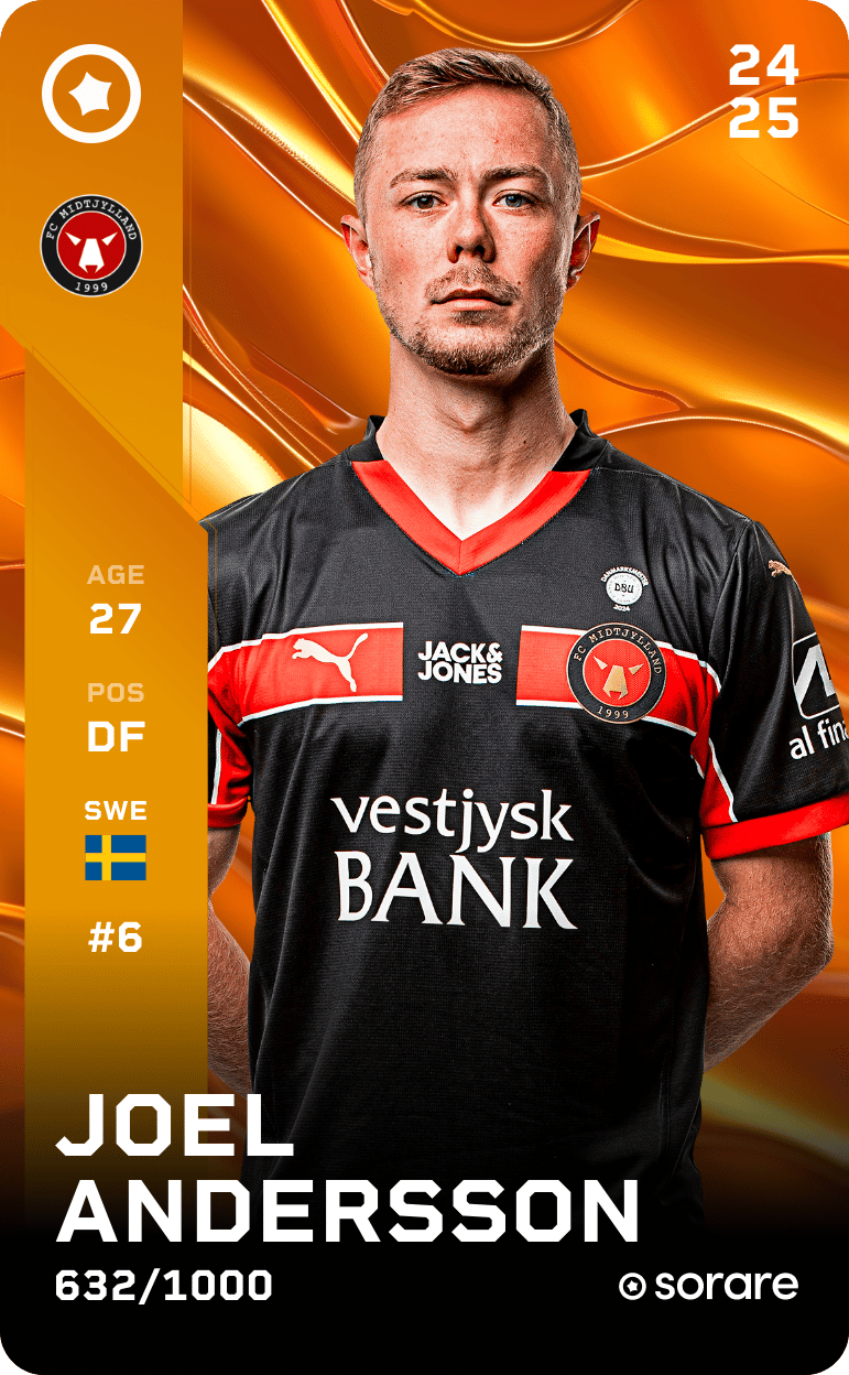 Joel Andersson 2024-25 • Limited 632/1000