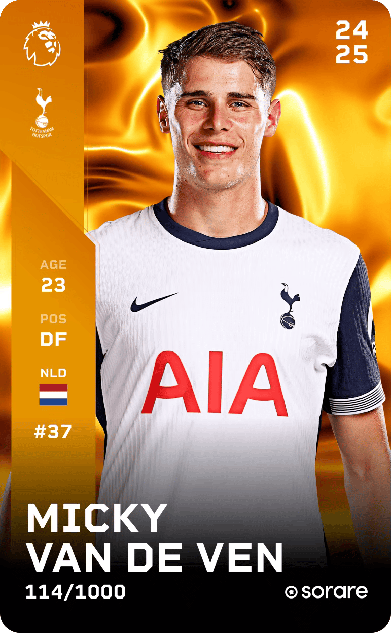 Micky van de Ven 2024-25 • Limited 114/1000