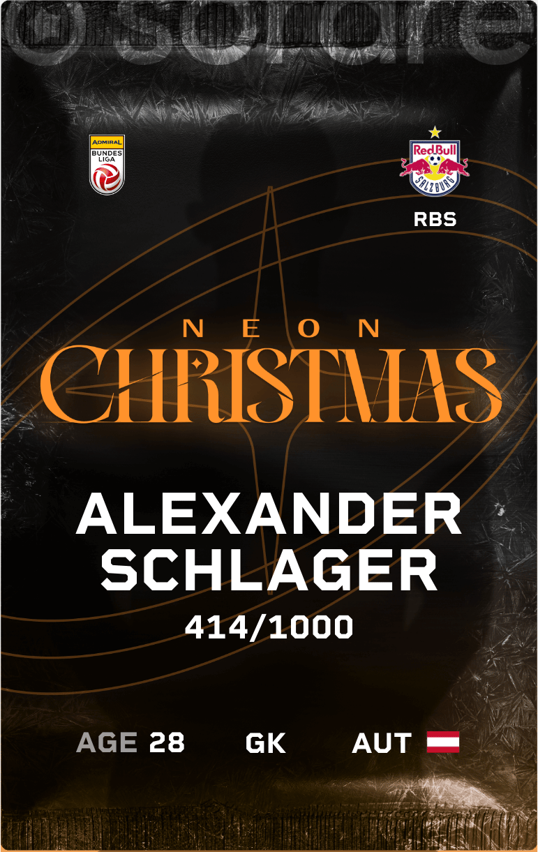 Alexander Schlager 2024-25 • Limited 414/1000