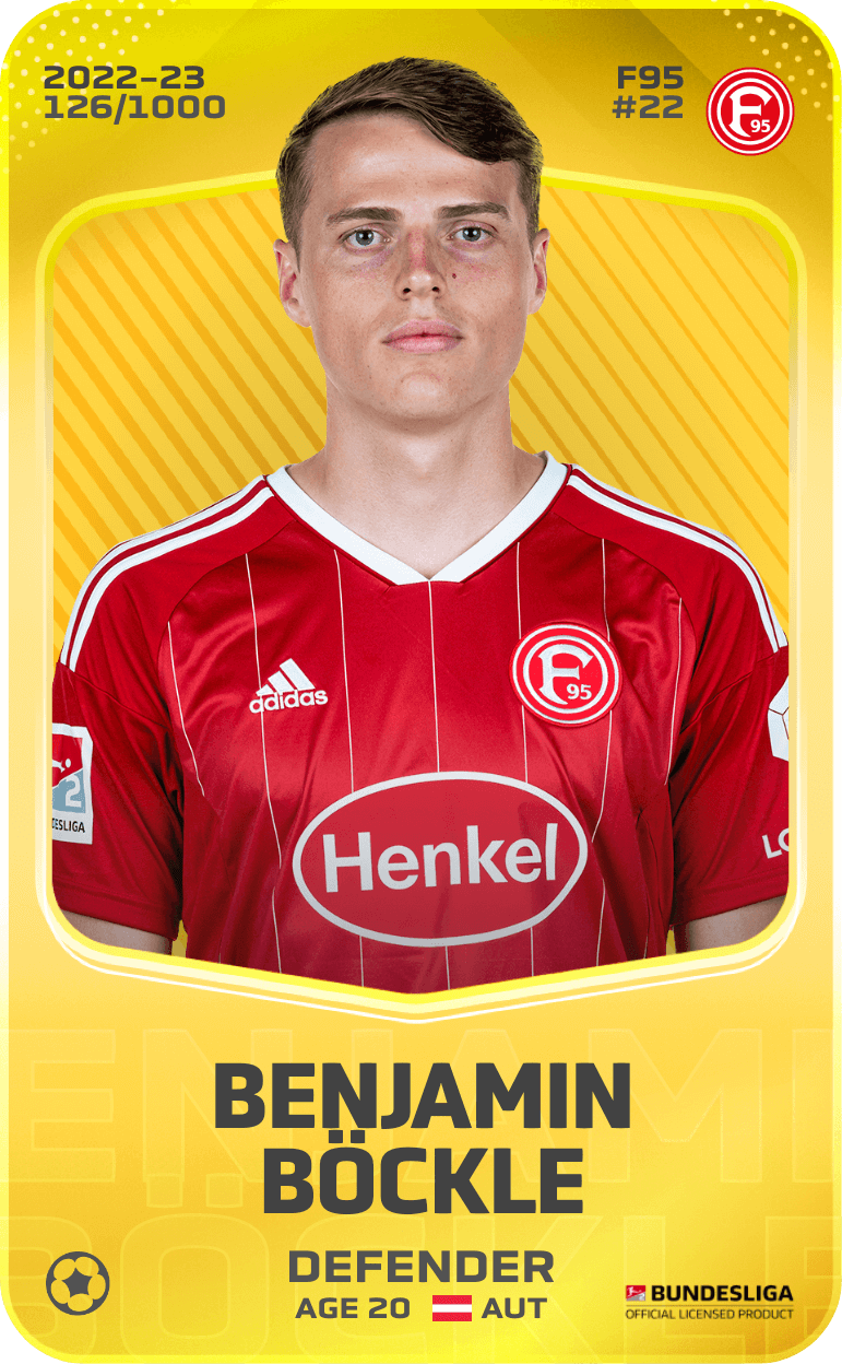 Benjamin Böckle 2022-23 • Limited 126/1000