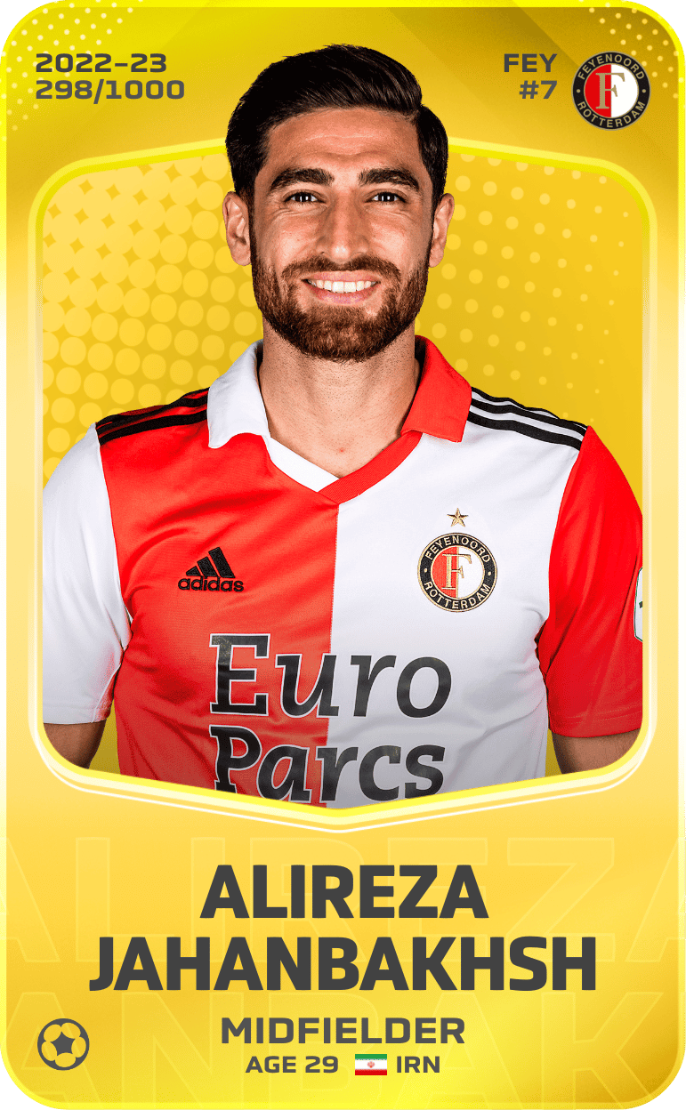 Alireza Jahanbakhsh 2022-23 • Limited 298/1000