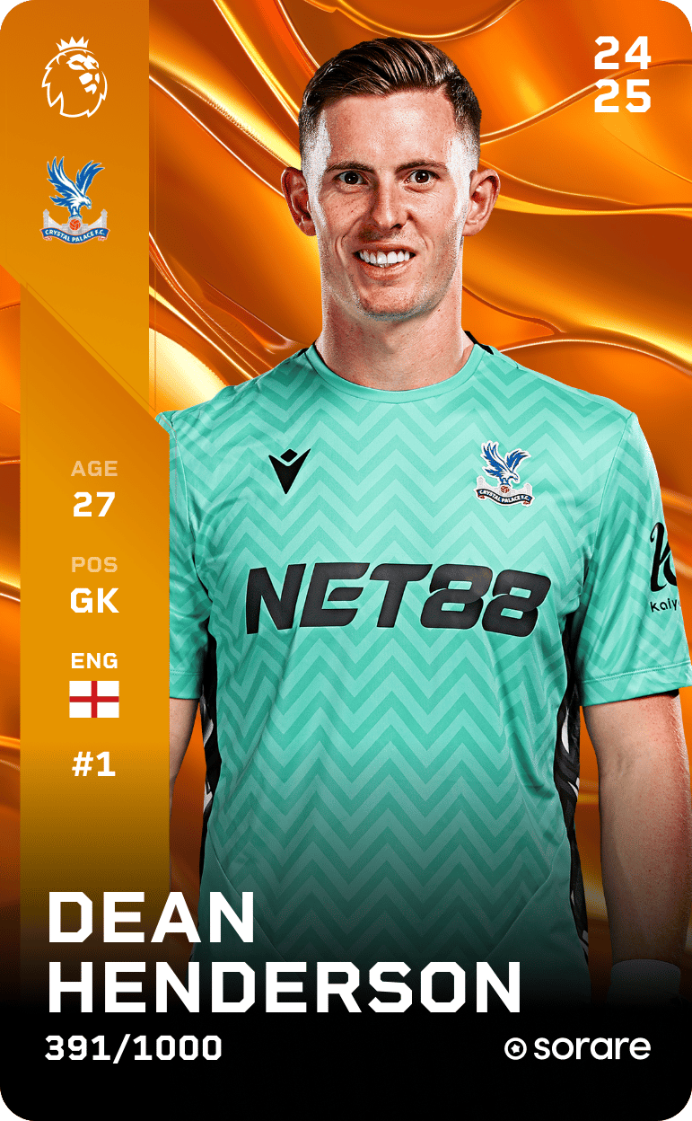 Dean Henderson 2024-25 • Limited 391/1000