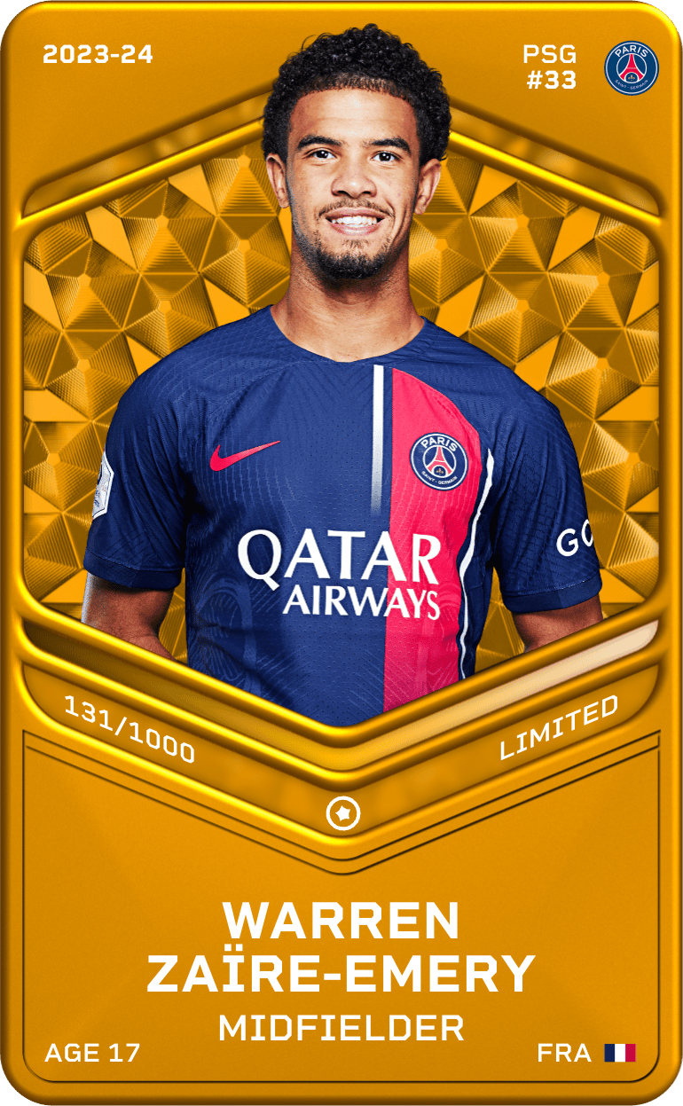 Warren Zaïre-Emery 2023-24 • Limited 131/1000