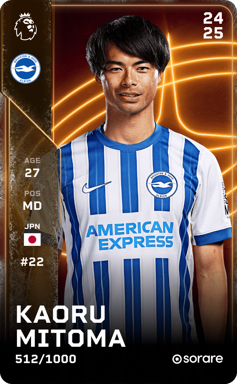 Kaoru Mitoma 2024-25 • Limited 512/1000