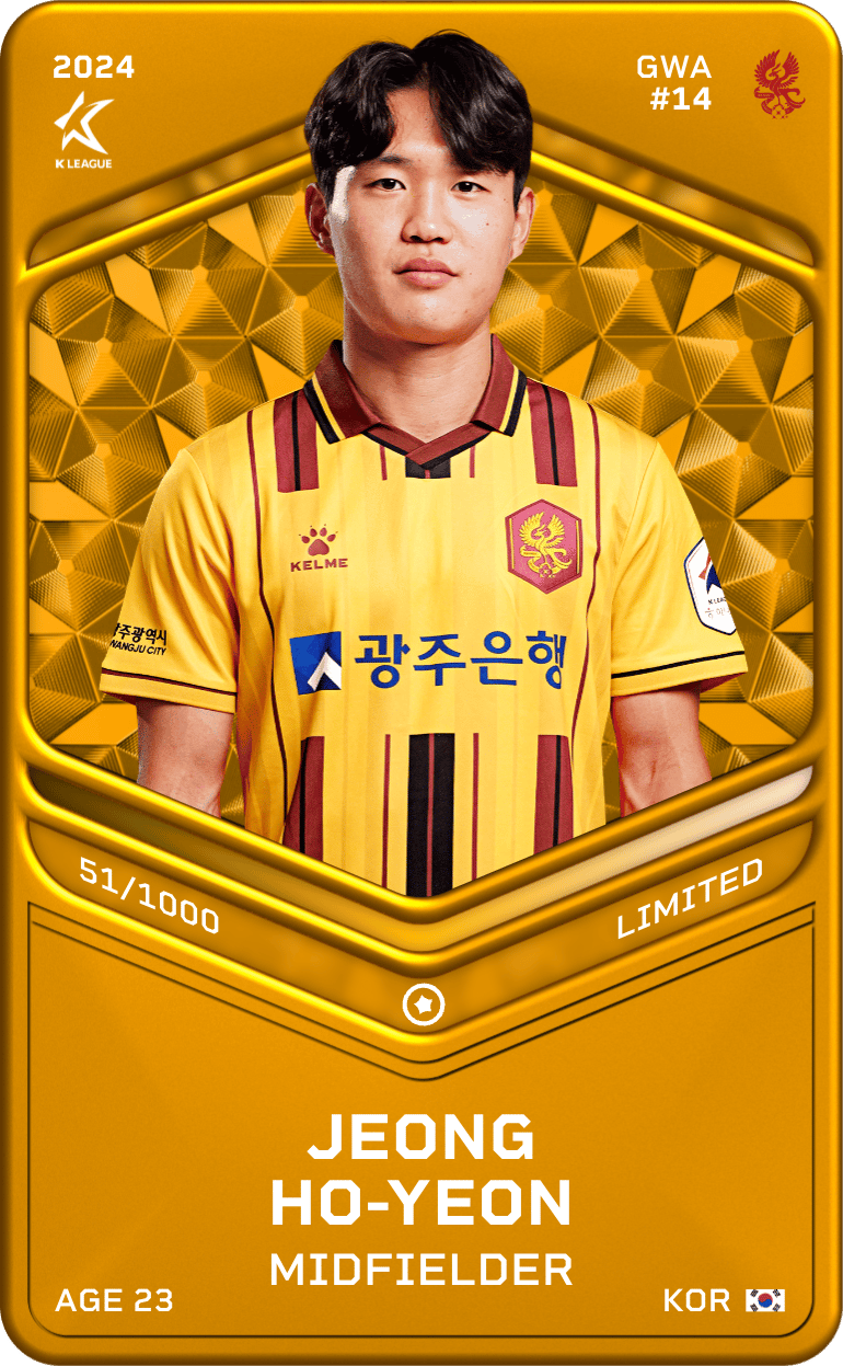 Jeong Ho-Yeon 2024-25 • Limited 51/1000