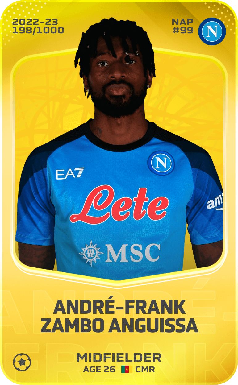André-Frank Zambo Anguissa 2022-23 • Limited 198/1000