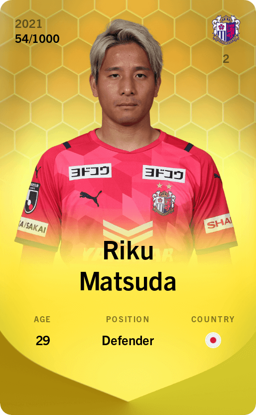 Riku Matsuda 2021-22 • Limited 54/1000