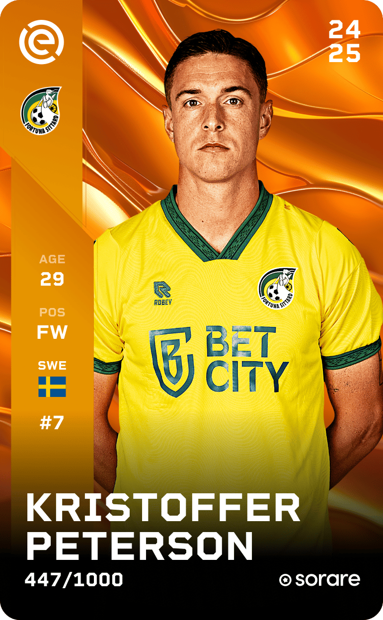 Kristoffer Peterson 2024-25 • Limited 447/1000