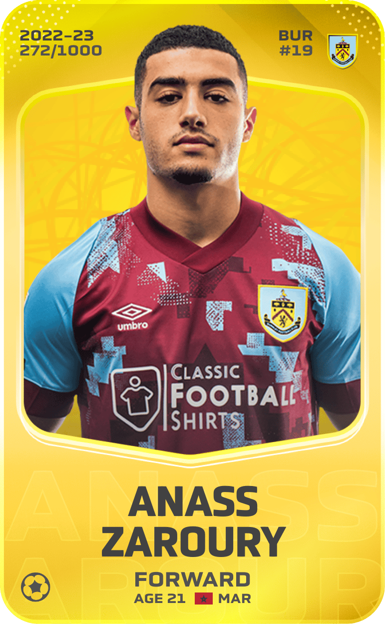 Anass Zaroury 2022-23 • Limited 272/1000
