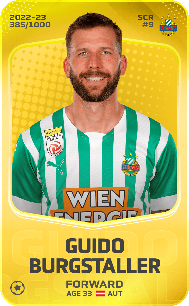 Guido Burgstaller 2022-23 • Limited 385/1000