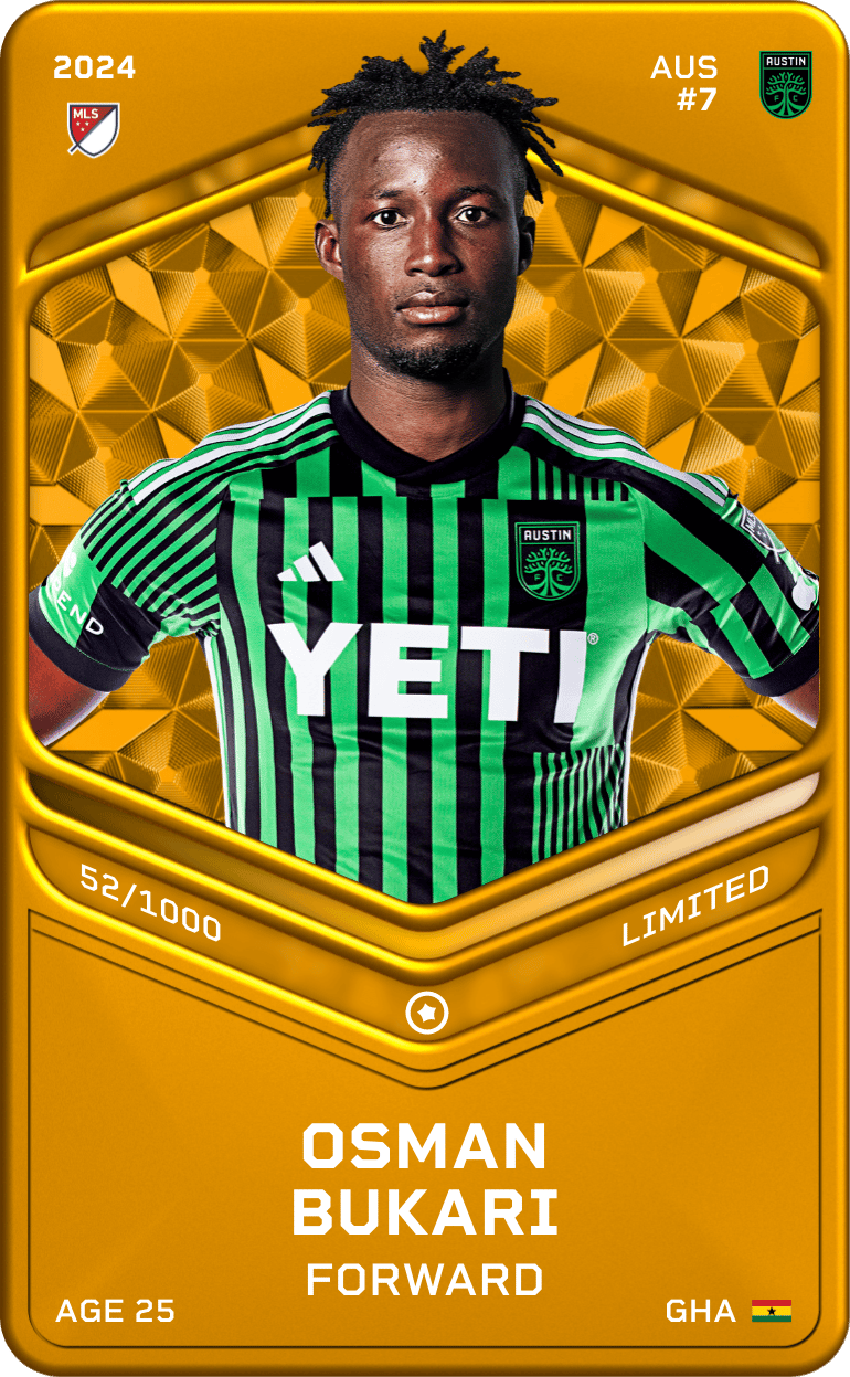 Osman Bukari 2024-25 • Limited 52/1000