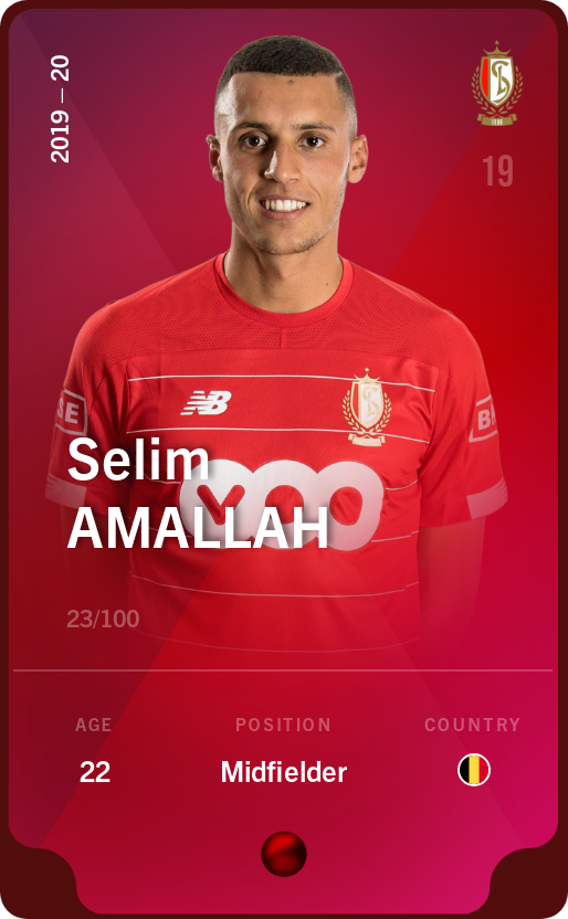 Sorare - Sorare Official - Selim Amallah 2019-20 • Rare 23/100 - NFT # 107741840283613781553565742493204934076754624366187335686383814078857498993515