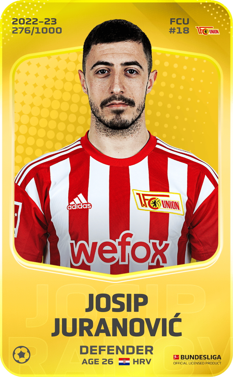 Josip Juranović 2022-23 • Limited 276/1000
