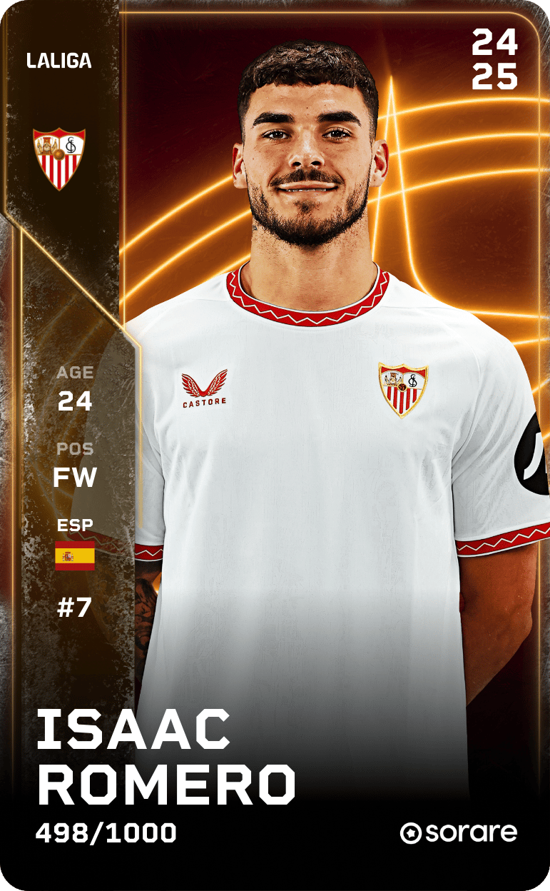 Isaac Romero 2024-25 • Limited 498/1000