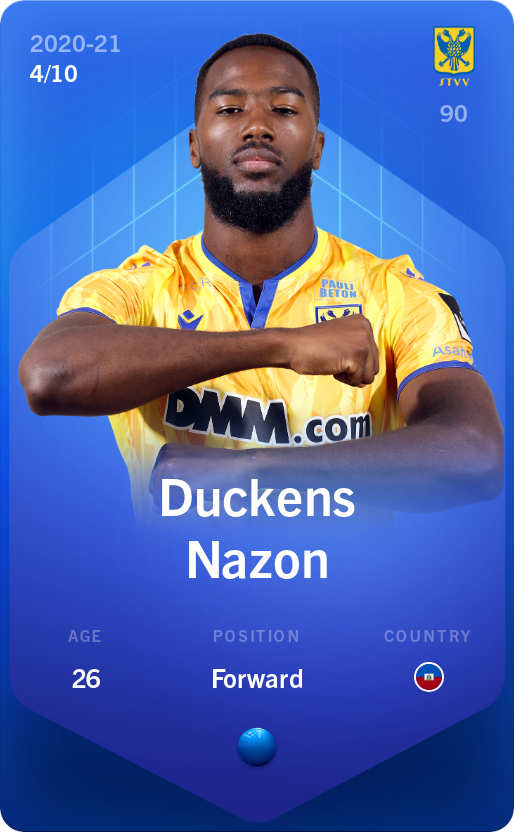 Sorare - Sorare Official - Duckens Nazon 2020-21 • Super Rare 4/10 - NFT # 40855059210437206676618688325791377812097078806985265458518804555836473314850